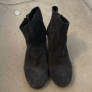 wedge bootie - TOMs